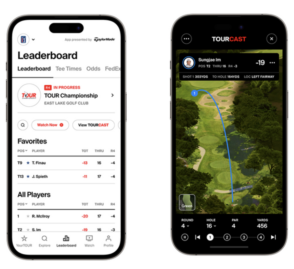 PGA TOUR’s New Mobile App