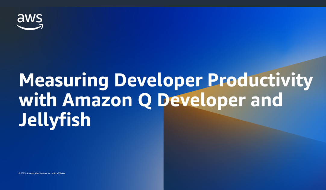 Measuring Developer Productivity with Amazon Q Developer and Jellyfish | Amazon Web Services
