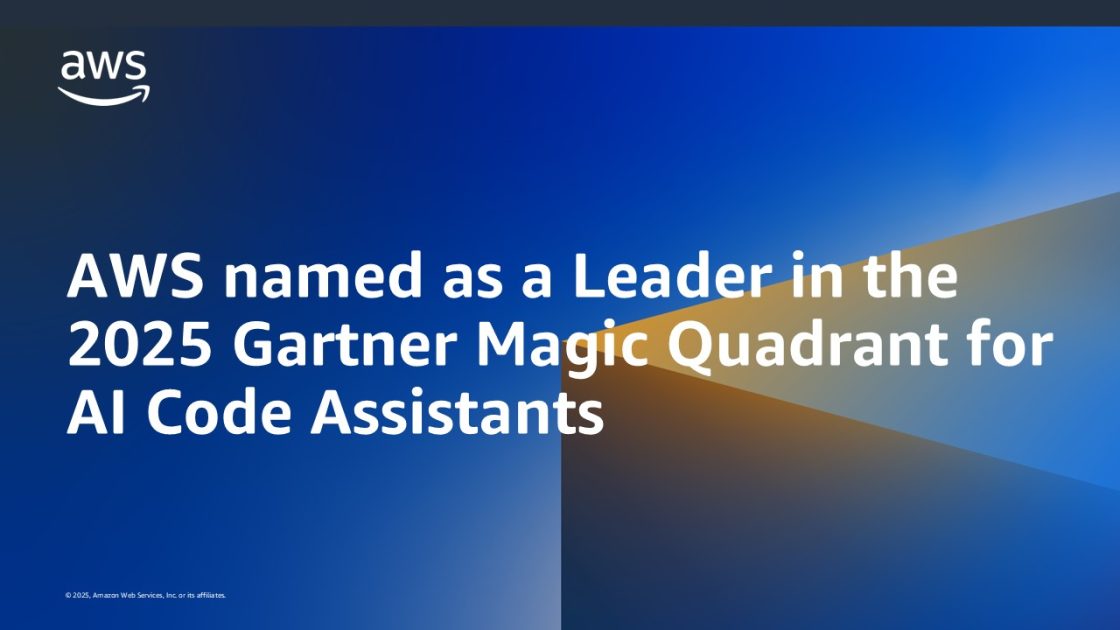 AWS named as a Leader in the 2025 Gartner Magic Quadrant for AI Code Assistants | Amazon Web Services