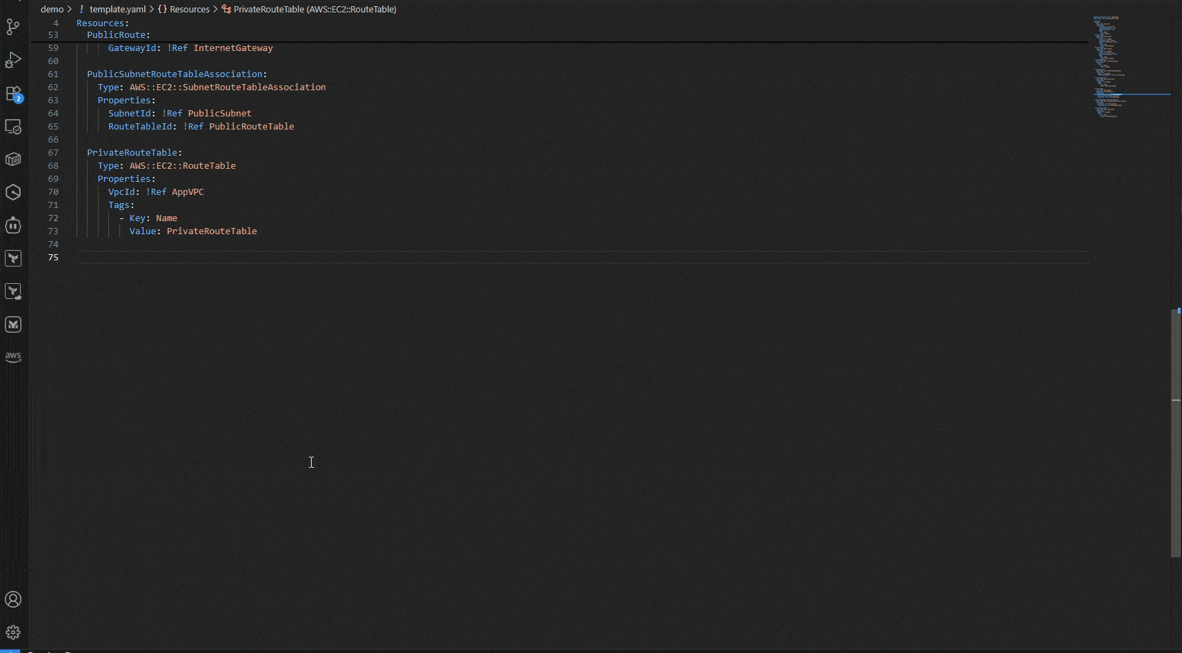 Automatically imported resource configuration from live AWS resources