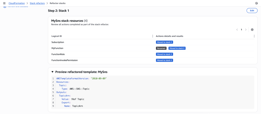 You can also preview the new Stack refactored templates