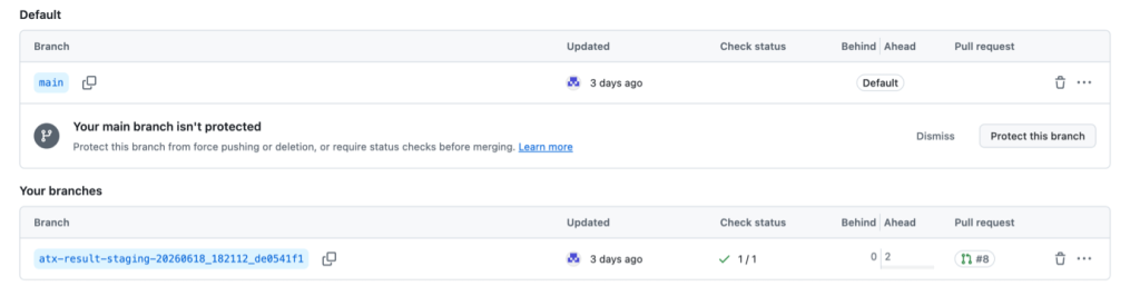 Github CI checks