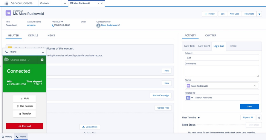 Enabling Amazon Connect with Salesforce Service Cloud and Sales Cloud | AWS  Partner Network (APN) Blog