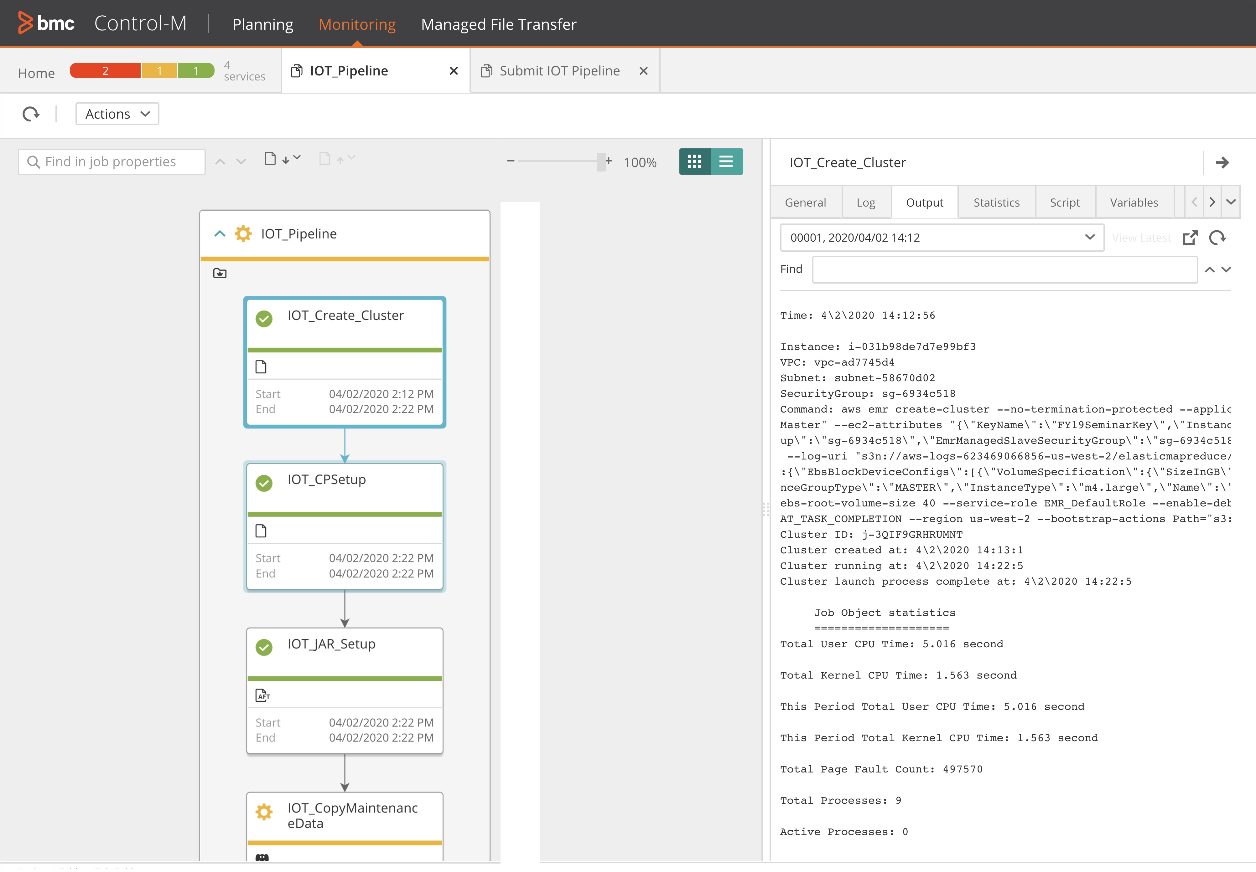 How To Orchestrate A Data Pipeline On Aws With Control M From Bmc Software Aws Partner Network Apn Blog