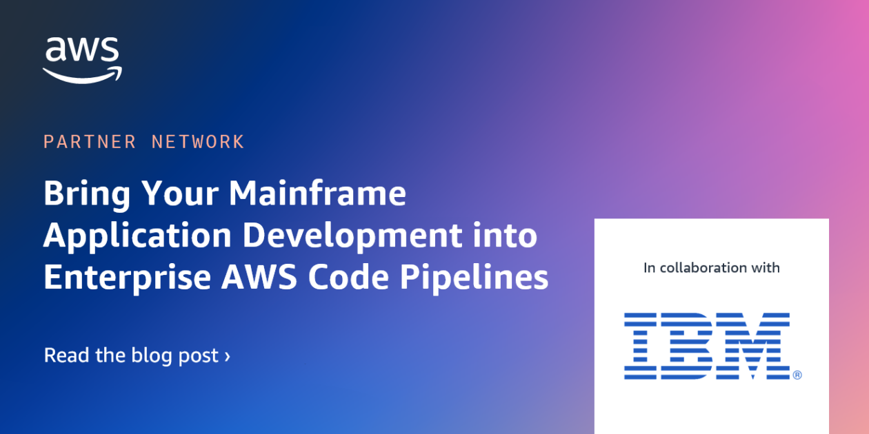 Bring Your Mainframe Application Development into Your Enterprise AWS ...