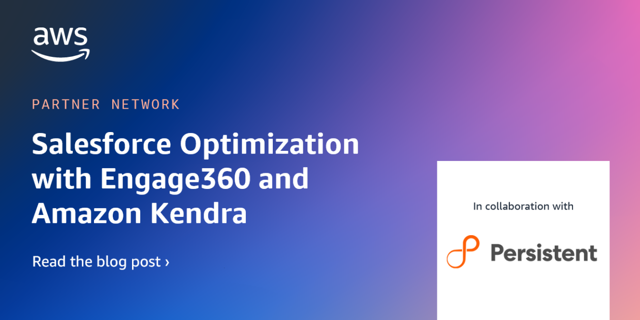 Engage360 is an Amazon KendraPowered App to Optimize Search and