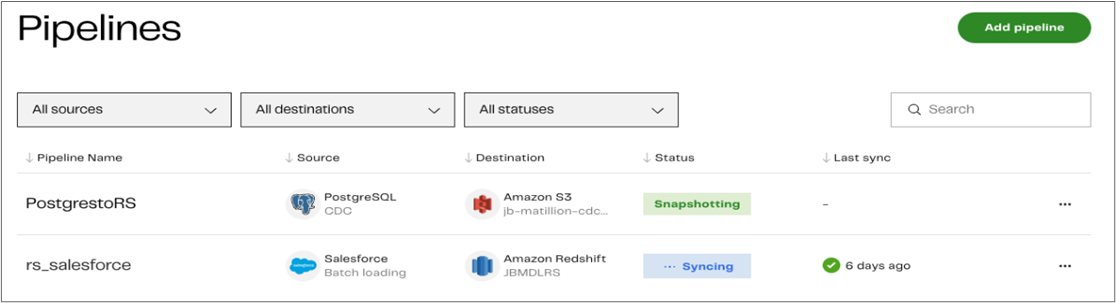 Use Matillion Data Loader for Change Data Capture Loading to Amazon ...