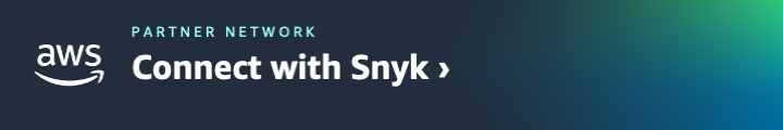 Connect with AWS Partner Snyk.