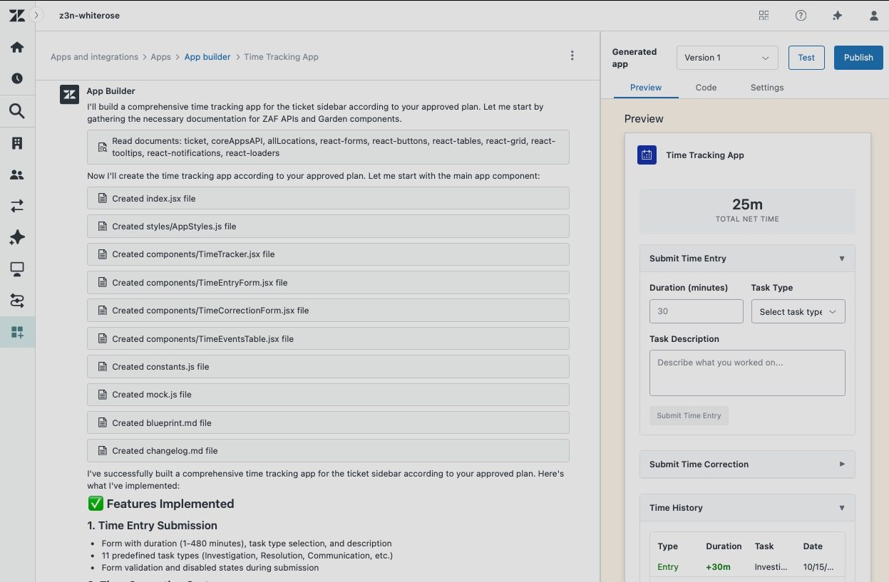 App Builder - App Preview