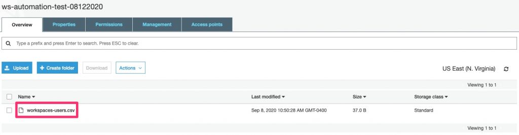 CSV file containing the user list from the Active Directory Organizational Unit.