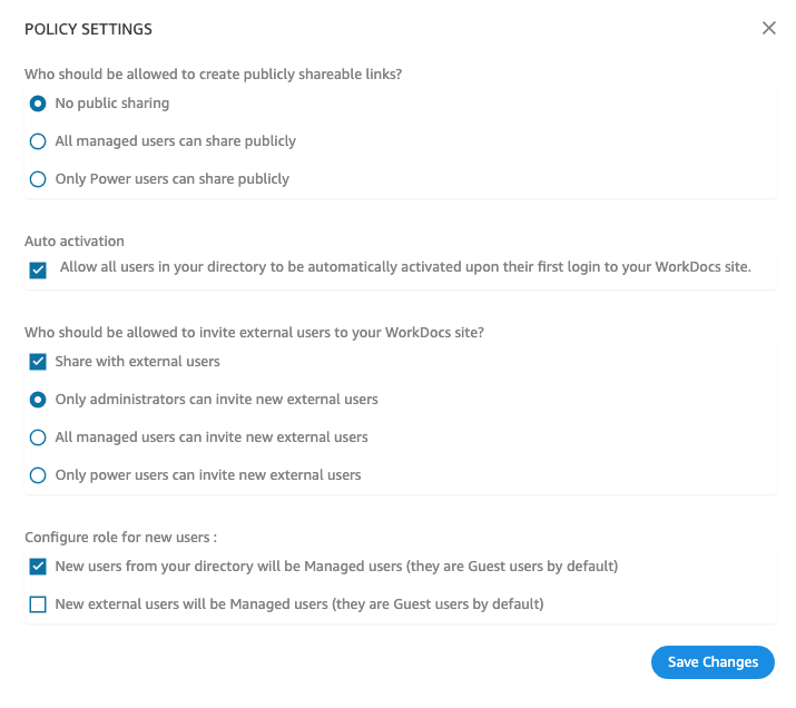 This image shows the admin control panel UI when the admin has the feature enabled for their site