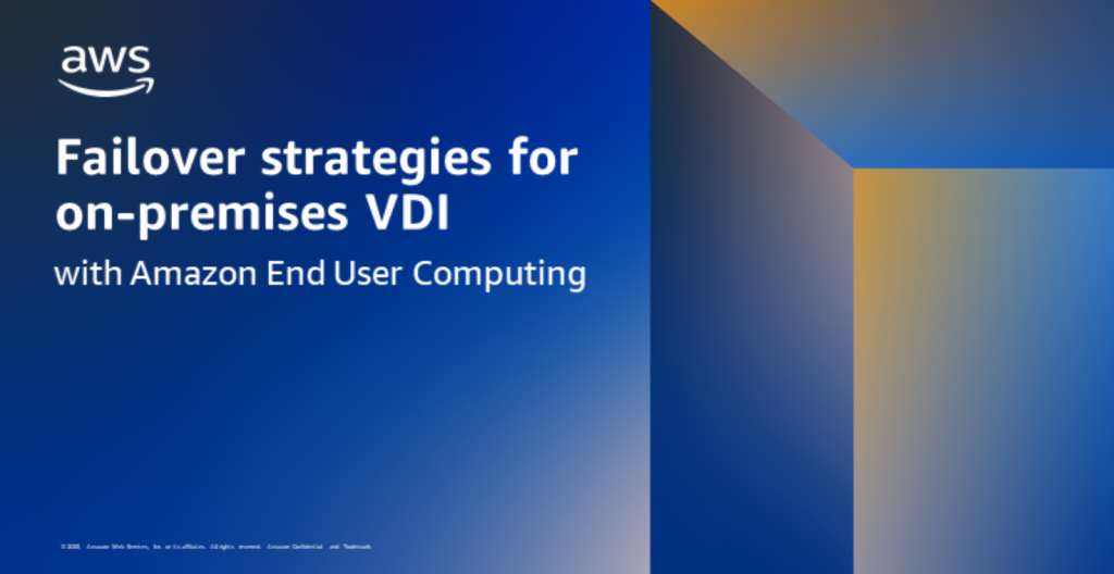 The Failover Strategy Blog for on-premises VDI