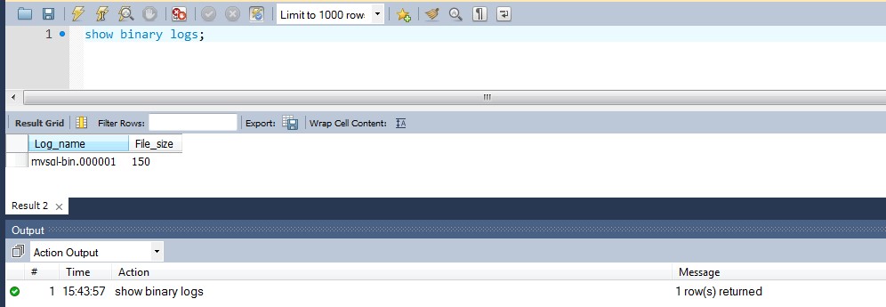 show binary logs の結果