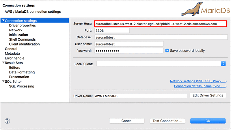 sample jdbc connectivty program for mac using eclipse