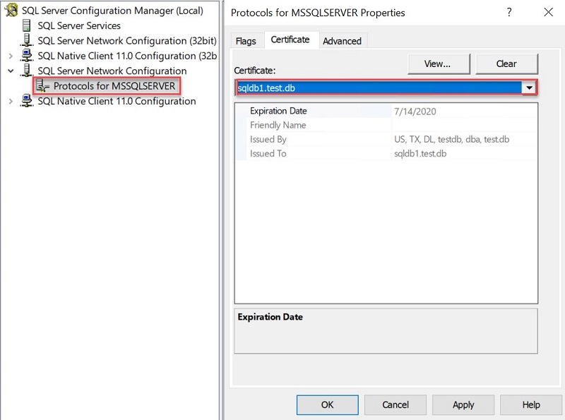 microsoft sql server database certifications