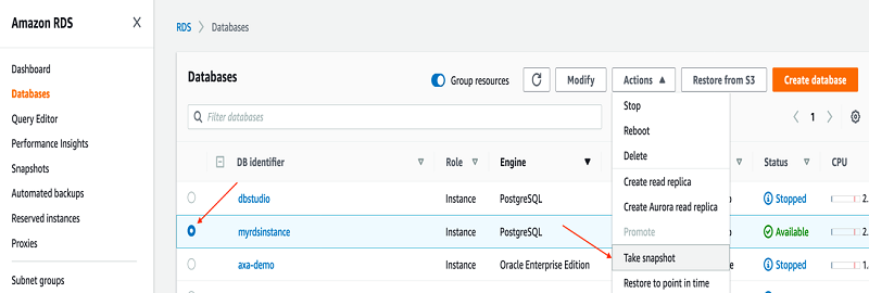 amazon aurora postgresql