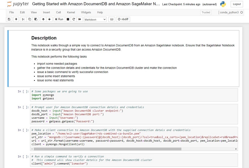 Getting started with Amazon DocumentDB (with MongoDB compatibility ...