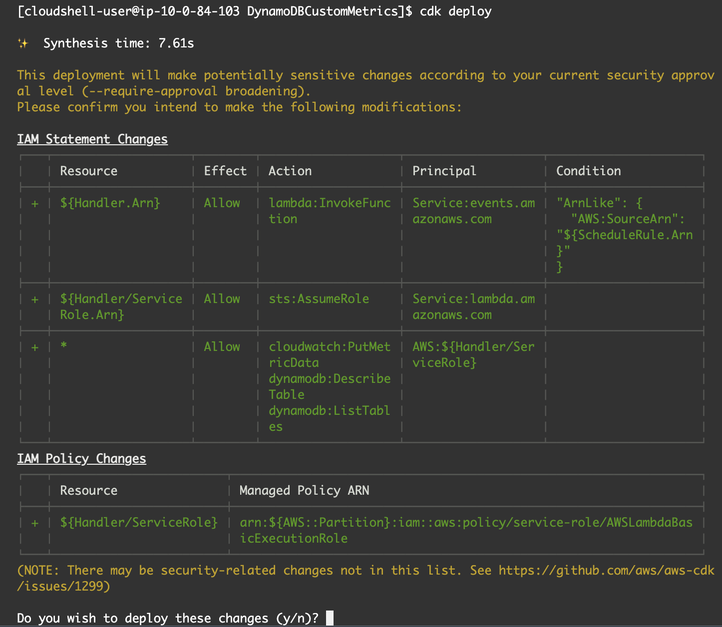 Figure 10: Getting ready for an actual deployment