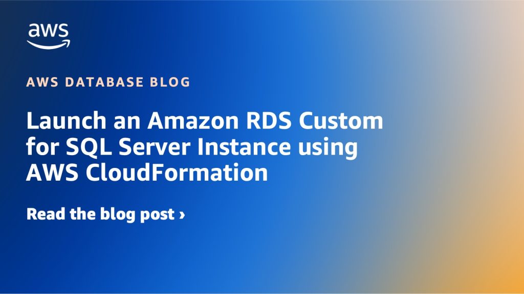 Amazon RDS | AWS Database Blog