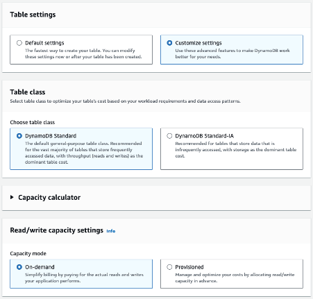 Customize Settings