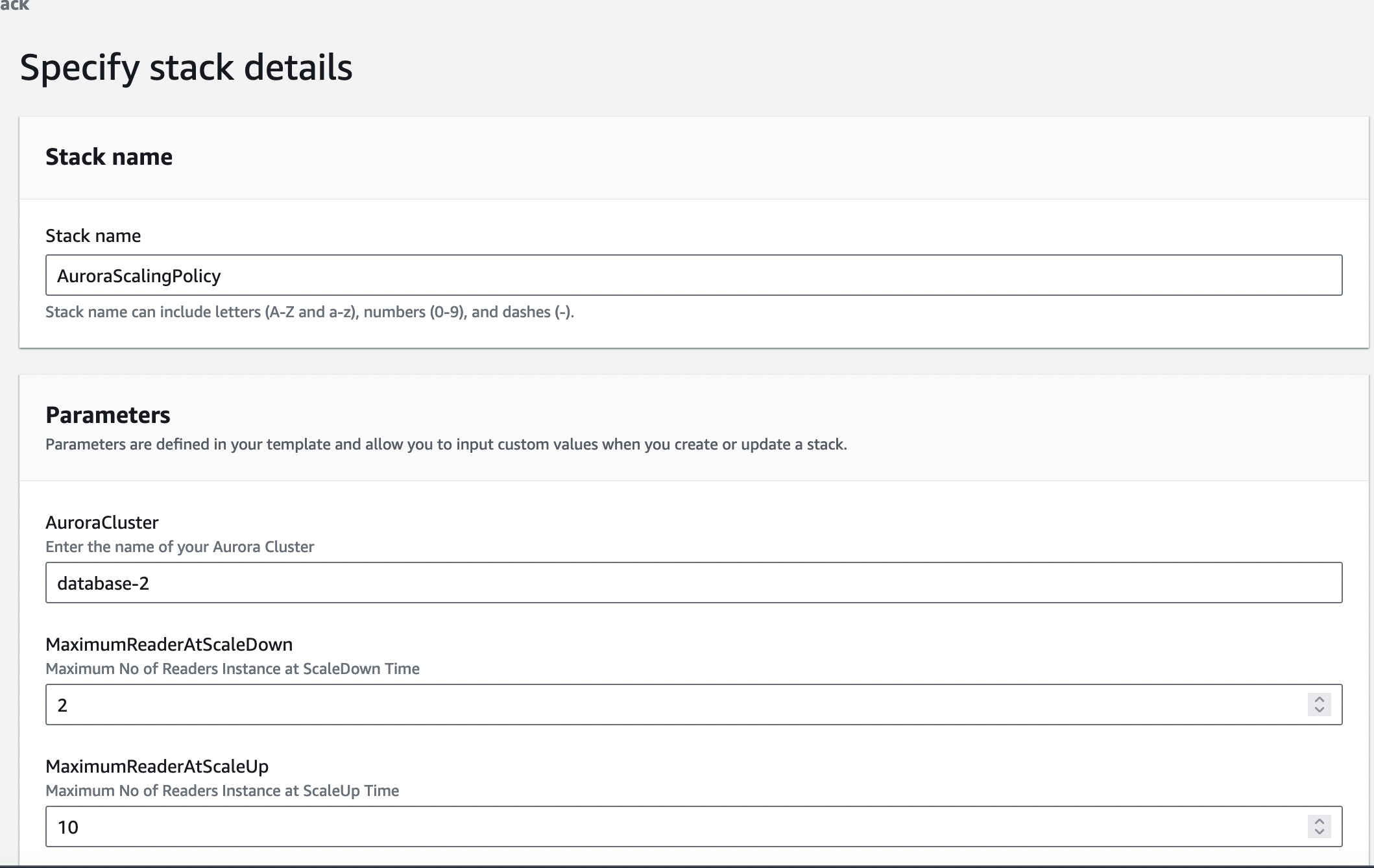 Aurora Auto Scaling diagram showing automatic read replica adjustment based on demand