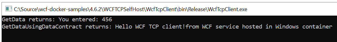 Run WCF Client