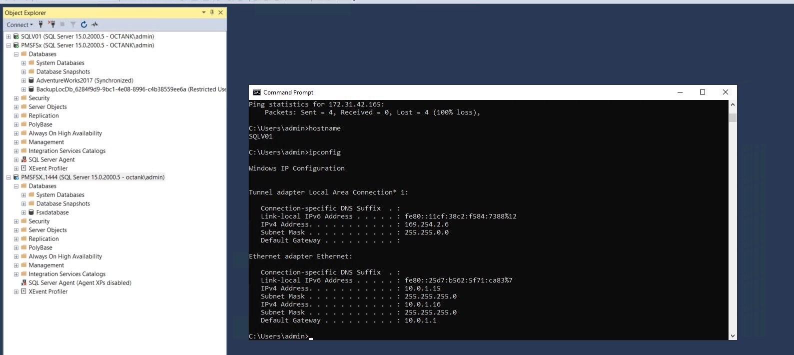 Check SQL Server instance at Secondary region