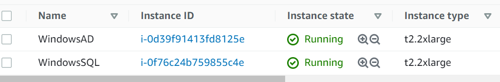 Figure 1. EC2 Instances