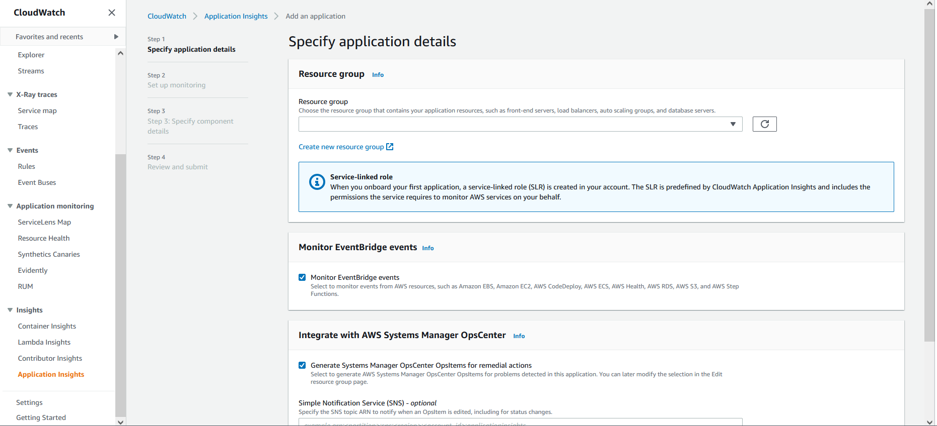 Figure 4 Specify Application Details