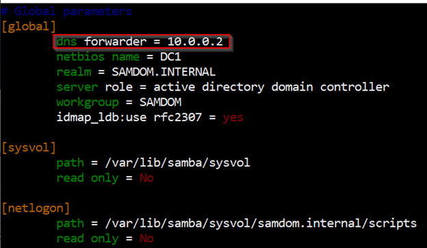 Setting DNS forwarder to VPC+2 to leverage Route 53 Resolver outbound endpoint