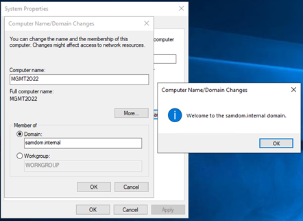 Domain joining an EC2 Windows instance to SAMDOM.internal (Samba 4 AD domain)