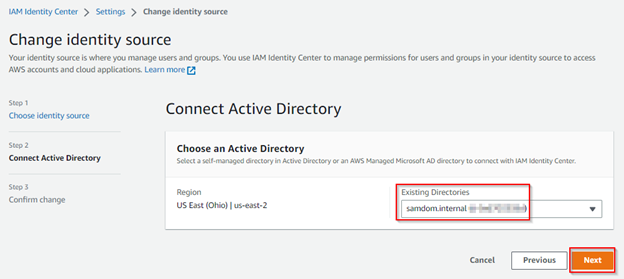 Existing AD Connector attached to Samba 4 Active Directory Domain