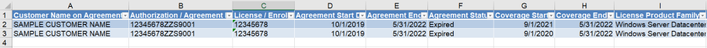 Figure 3 - Example of the new sheet that opens after double-clicking on a quantity in the Transaction Summary tab