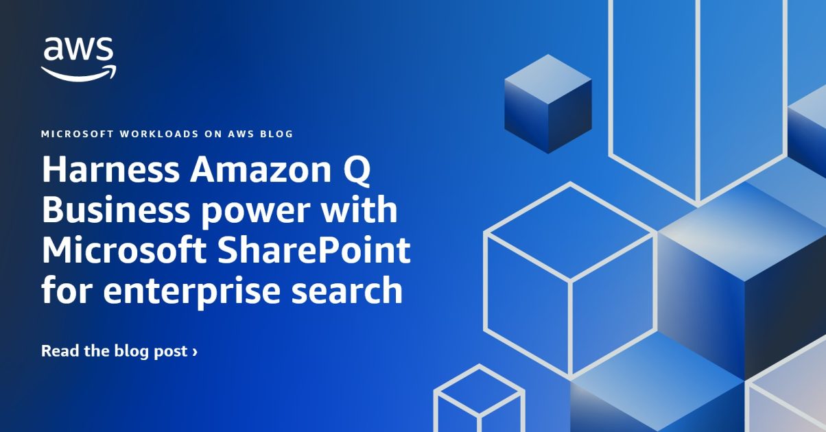 Harness Amazon Q Business power with Microsoft SharePoint for ...
