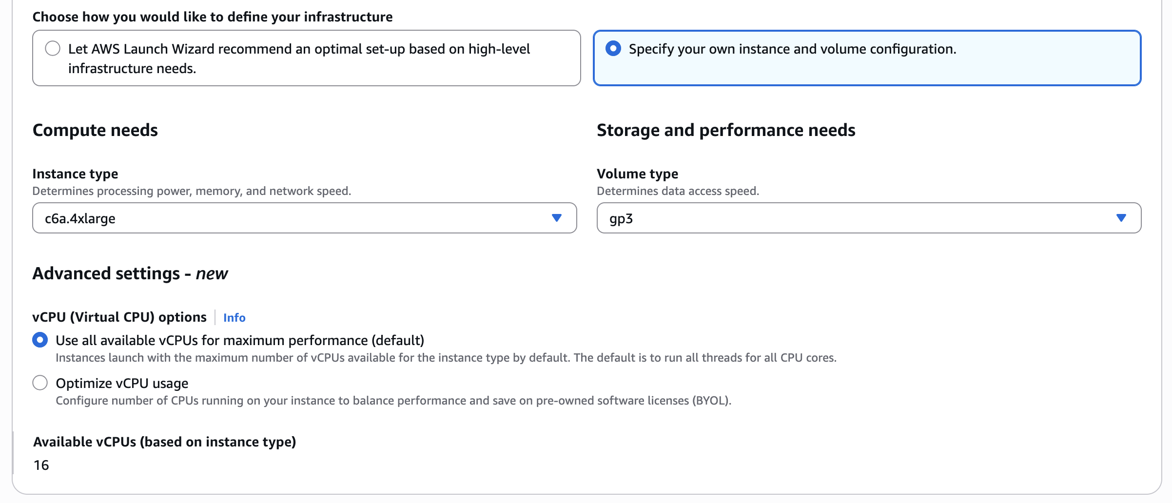 AWS Launch Wizard SQL Server developer manual infrastructure selection