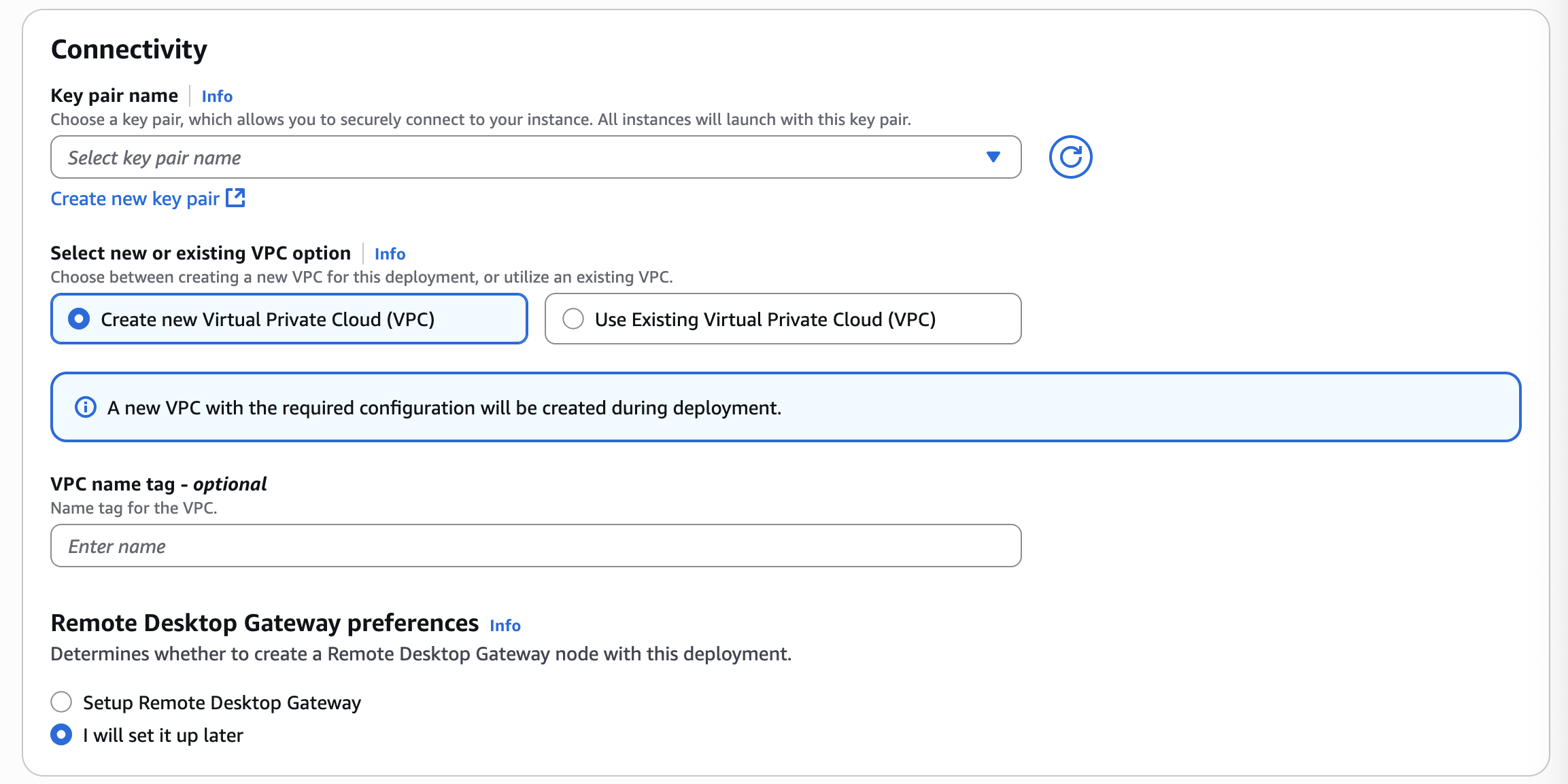 SQL Server developer edition Launch Wizard connectivity options