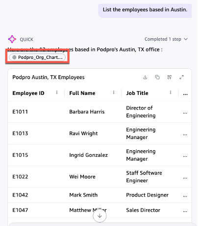 Figure 19. Verify the chat agent’s responses