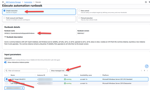 Figure 12. Alt-Text – Trigger the automation by selecting the “Execute automation” button