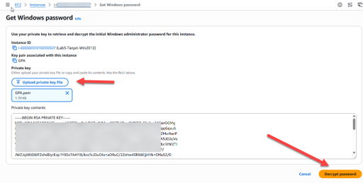 Figure 6. Alt-Text – Decrypting the instance password