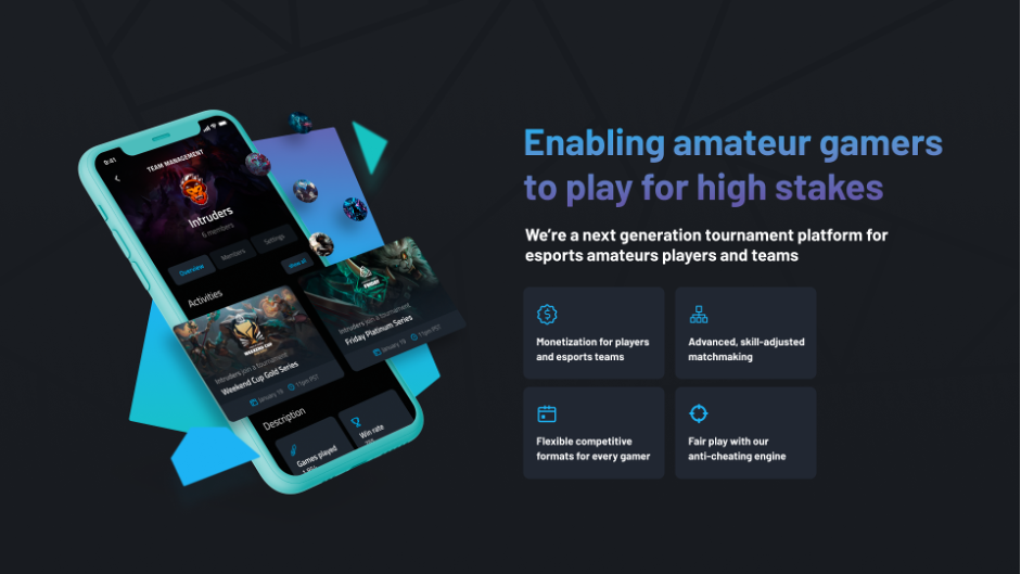 "Enabling amateur players to play for high stakes"