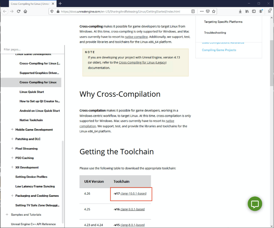 Cross-Compiling or Linux - Unreal Engine Documentation Page