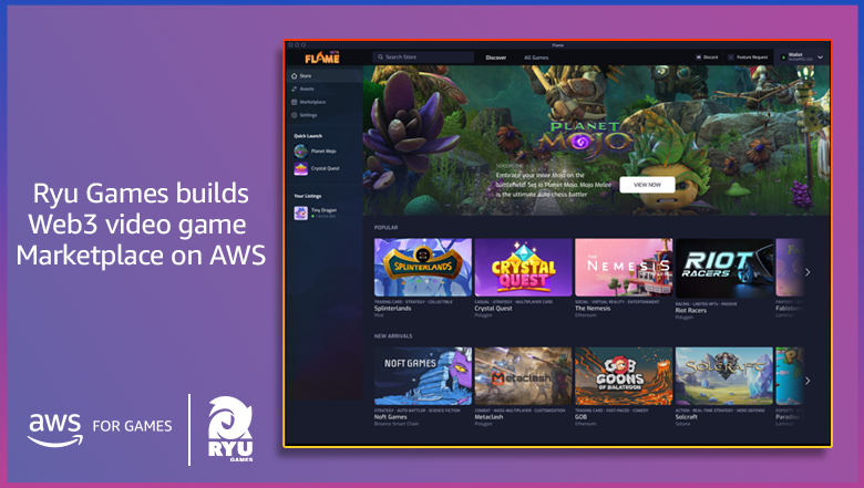 Ryu Games builds Web3 video game marketplace on AWS | AWS for