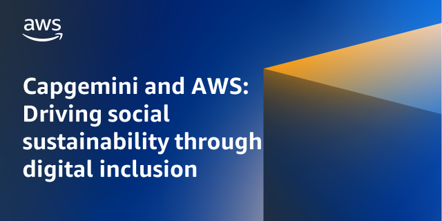 Capgemini and AWS blog image