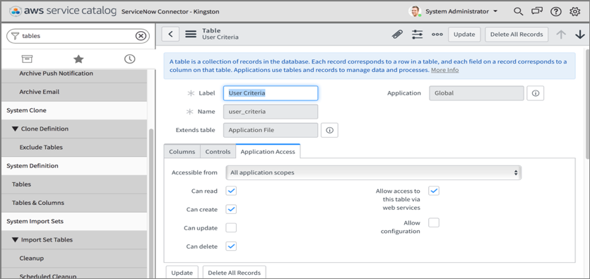 application access