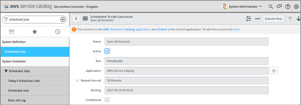 job sync all accounts