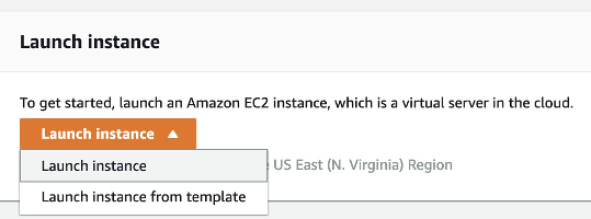 Image showing EC2 launch instance dialogue