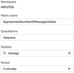 Image showing SQS settings