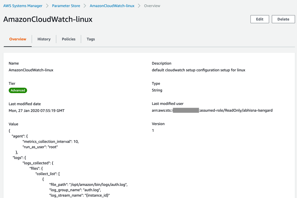 CloudWatch Linux Configuration