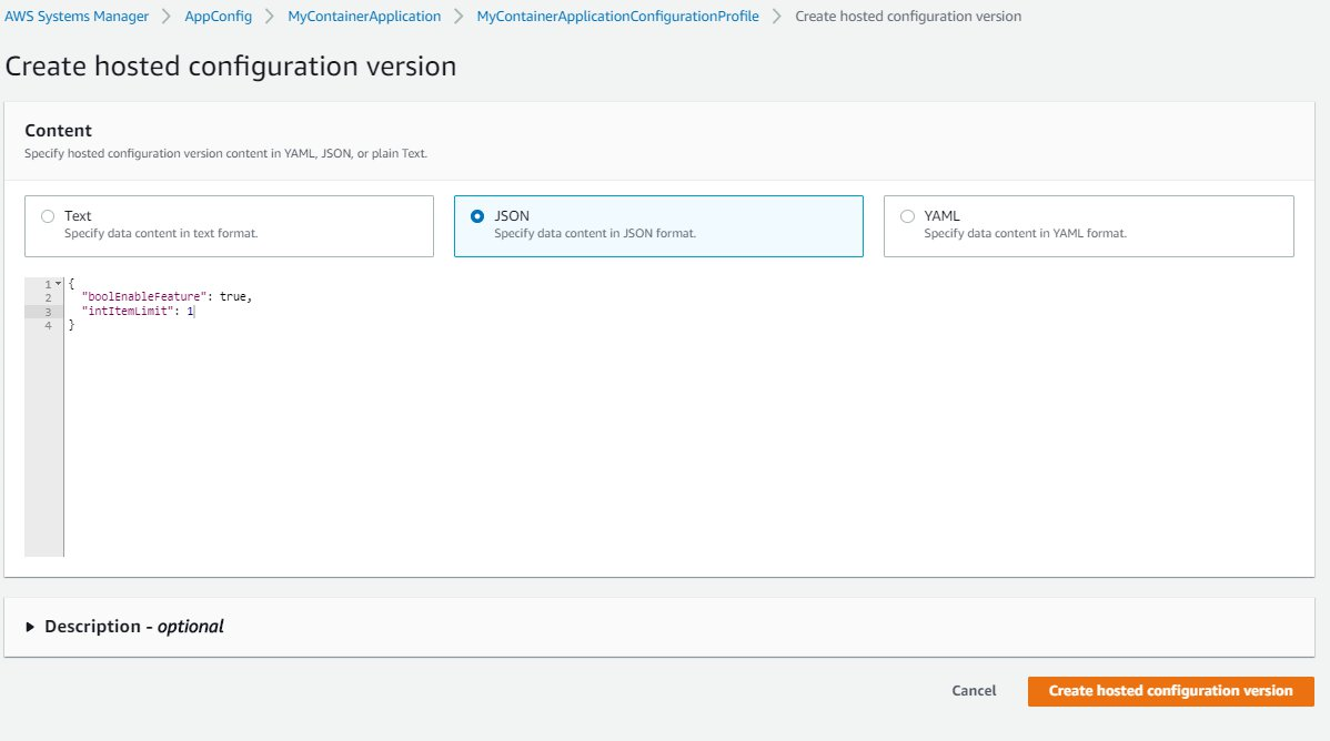 Create hosted configuration version provides options for the user to specify content in JSON, YAML, or plaintext