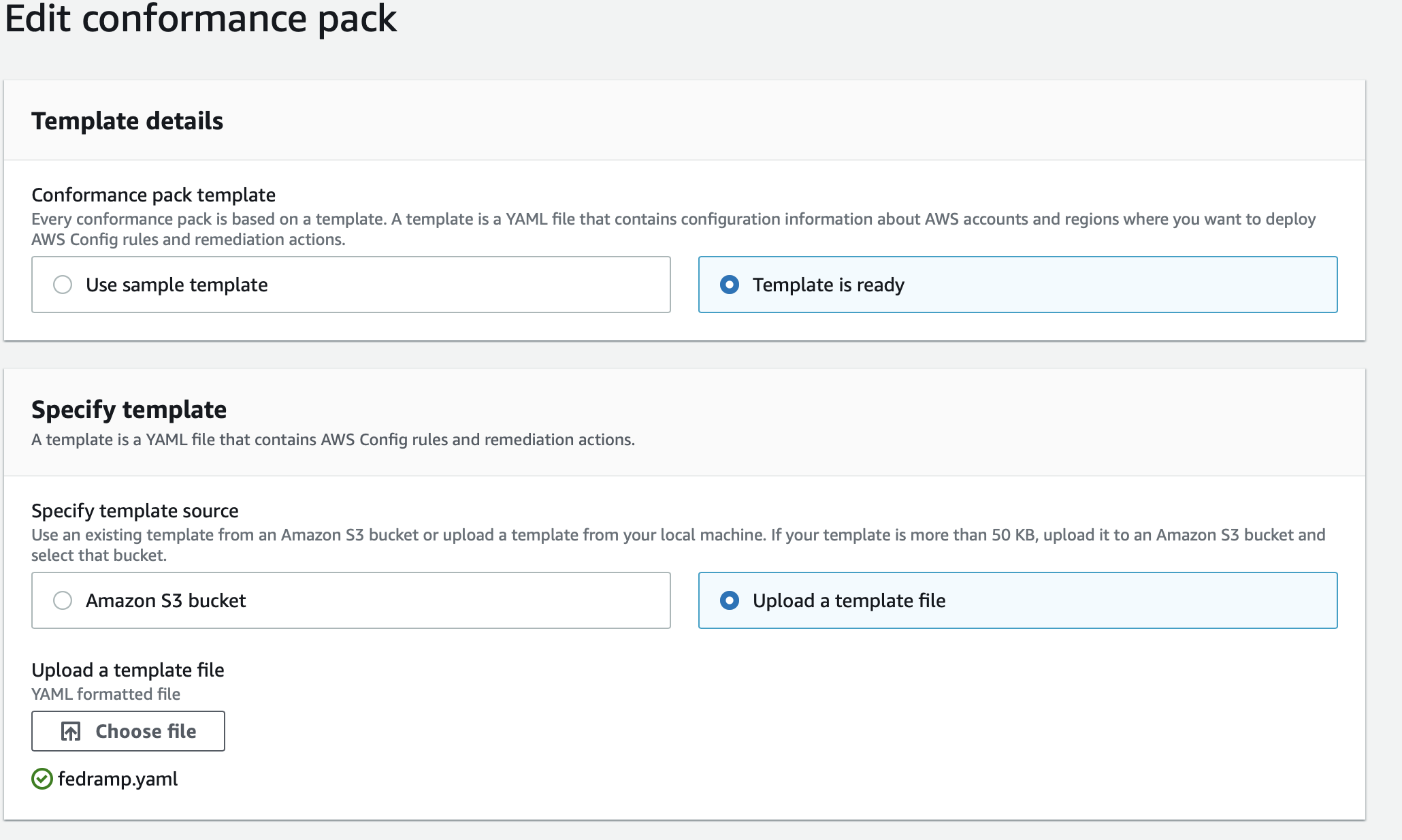 Automate Fedramp Controls In Your Aws Environment Using Aws Config Conformance Packs Aws Management Governance Blog